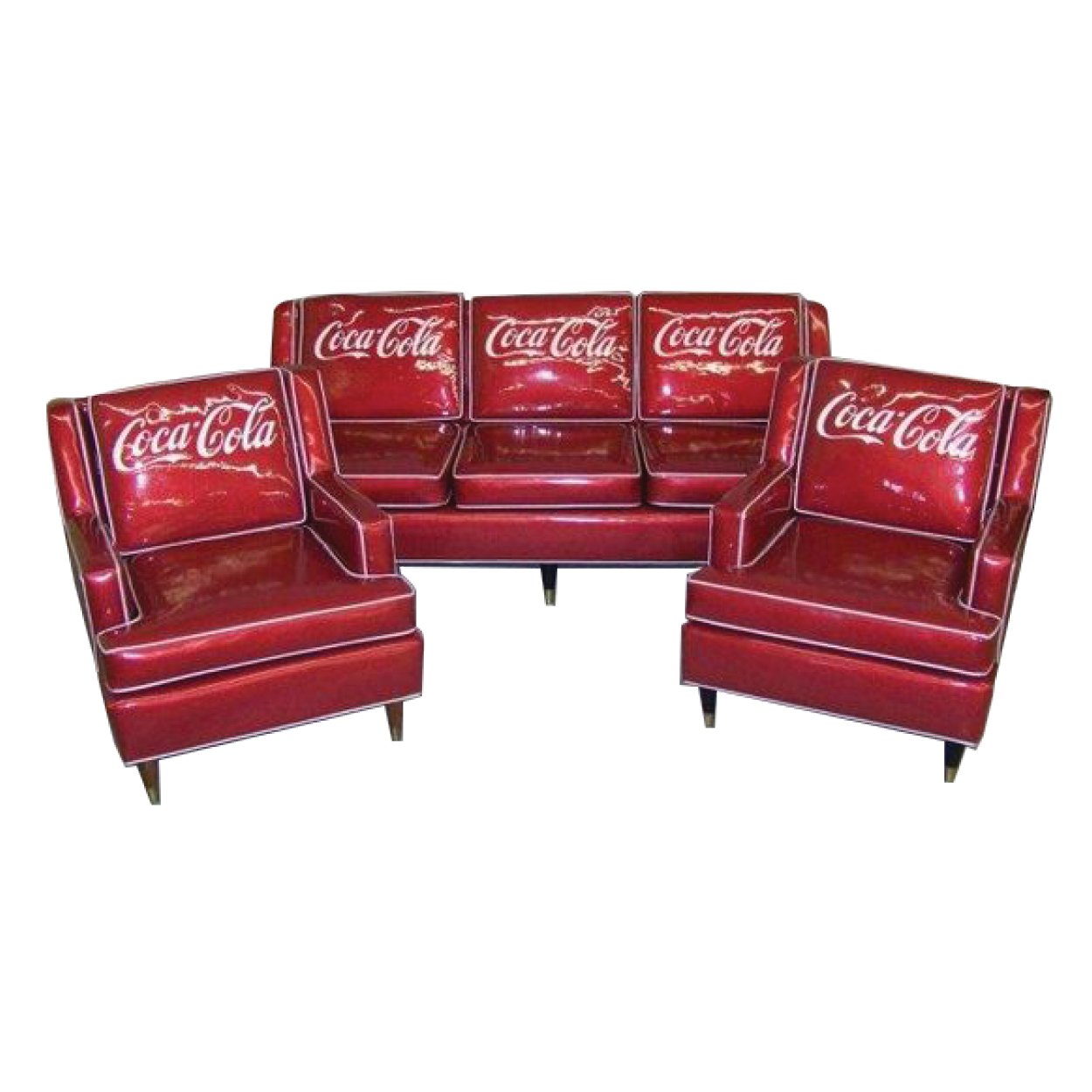 Coca-Cola Sofa and Chairs